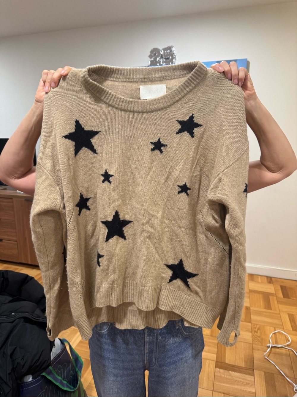 Cashmere star sweater in excellent condition